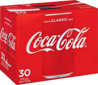 IGA Coca-Cola 30x375mL Selected Varieties offer