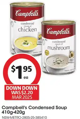 Coles Condensed Soup offer