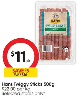 Coles Twiggy Sticks offer