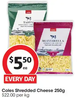 Coles Coles Shredded Cheese offer