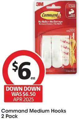 Coles Command Medium Hooks offer