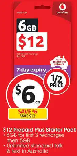 Coles Prepaid Plus Starter Pack offer