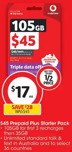 Coles Prepaid Plus Starter Pack offer