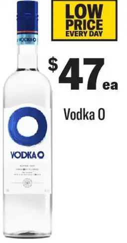 Coles Vodka O offer