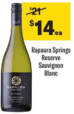 Reserve Sauvignon Blanc