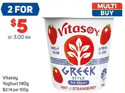 Foodland Vitasoy Yoghurt offer