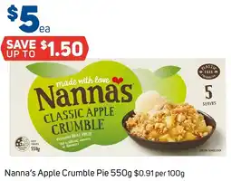 Foodland Apple Crumble Pie offer