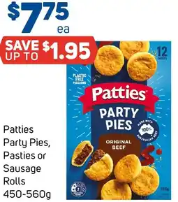 Foodland Party Pies, Pasties or Sausage Rolls offer