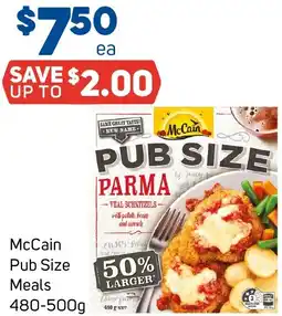Foodland Pub Size Meals offer