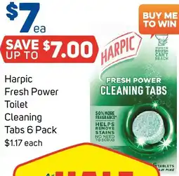 Foodland Harpic Fresh Power Toilet Cleaning Tabs offer