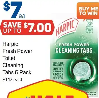 Foodland Harpic Fresh Power Toilet Cleaning Tabs offer