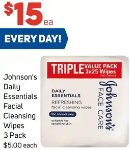 Foodland Daily Essentials Facial Cleansing Wipes offer