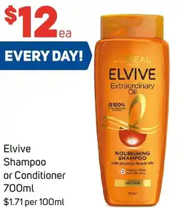 Foodland Shampoo or Conditioner offer