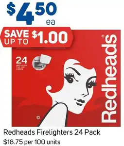 Foodland Redheads Firelighters offer