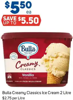 Foodland Creamy Classics Ice Cream offer