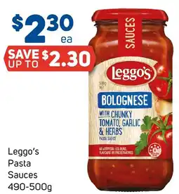 Foodland Pasta Sauces offer