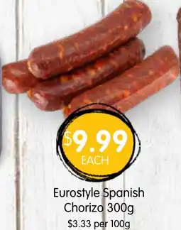 Spudshed Spanish Chorizo offer