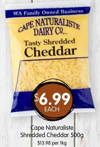 Spudshed Cape Naturaliste Shredded Cheddar offer