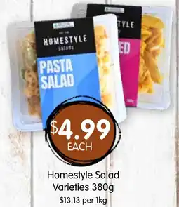 Spudshed Homestyle Salad Varieties offer
