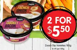Spudshed Dip Varieties offer