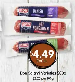 Spudshed Salami Varieties offer
