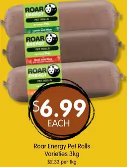 Spudshed Energy Pet Rolls Varieties offer