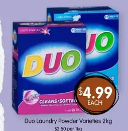 Spudshed Laundry Powder Varieties offer
