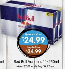 Spudshed Red Bull Varieties offer