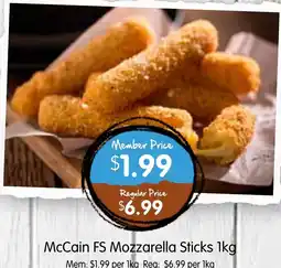 Spudshed FS Mozzarella Sticks offer