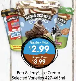 Spudshed Ice Cream Selected offer