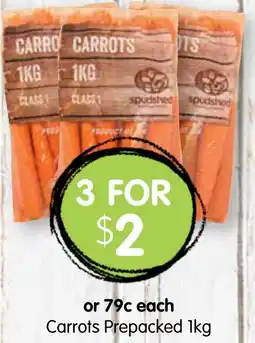 Spudshed Carrots Prepacked offer
