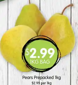 Spudshed Pears Prepacked offer