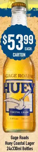 Spudshed Gage Roads Huey Coastal Lager offer