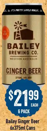Spudshed Bailey Ginger Beer offer