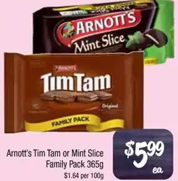 Farmer Jack's Tim Tam or Mint Slice Family Pack offer