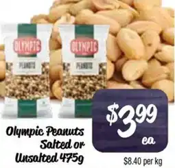Farmer Jack's Olympic Peanuts Salted or Unsalted offer