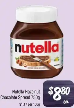 Hazelnut Chocolate Spread