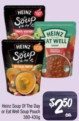 Farmer Jack's Soup Of The Day or Eat Well Soup Pouch offer