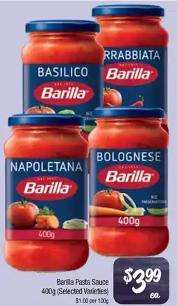 Farmer Jack's Pasta Sauce offer
