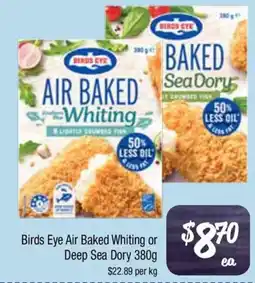 Farmer Jack's Birds Eye Air Baked Whiting or Deep Sea Dory offer