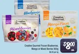 Farmer Jack's Frozen Blueberries, Mango or Mixed Berries offer