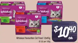 Whiskas Favourites Cat Food