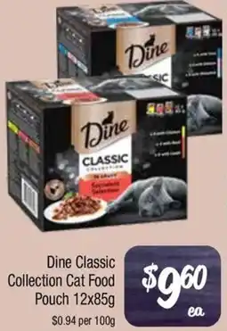 Farmer Jack's Dine Classic Collection Cat Food Pouch offer