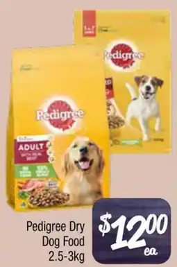 Farmer Jack's Pedigree Dry Dog Food offer