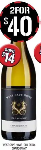 Farmer Jack's West cape howe old skool chardonnay offer