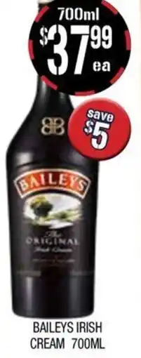 Farmer Jack's Baileys irish cream offer