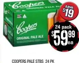 Coopers pale stbs