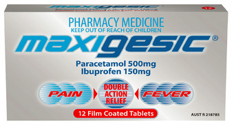 Discount Drug Stores Maxigesic double action relief 30 tablets offer