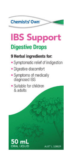 Discount Drug Stores Chemists' own ibs support digestive drops 50ml offer
