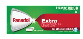 Discount Drug Stores Panadol extra 40 caplets offer